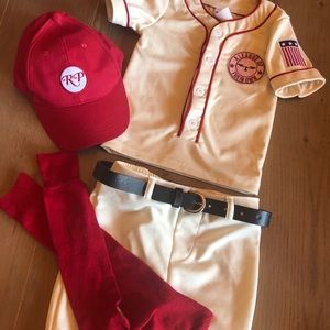 Halloween Toddler Baseball Uniform Costume, 2T-4T